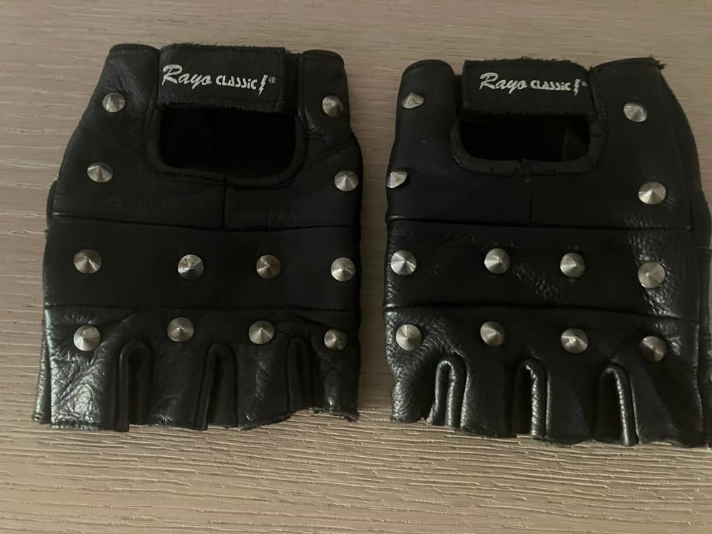 Vintage moto handschoenen leder, Motoren, Kleding | Motorkleding, Heren, Raya Classics, Ophalen of Verzenden, Handschoenen