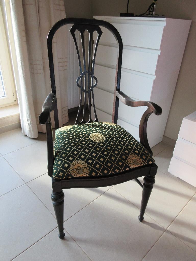 Très beau fauteuil chaise de style colonial anglais, Enlèvement