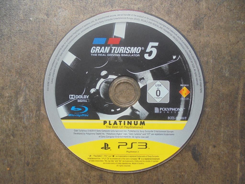 Gran Turismo 5 voor PS3 (zie foto's), Gebruikt, 1 speler, Racen en Vliegen, Ophalen of Verzenden