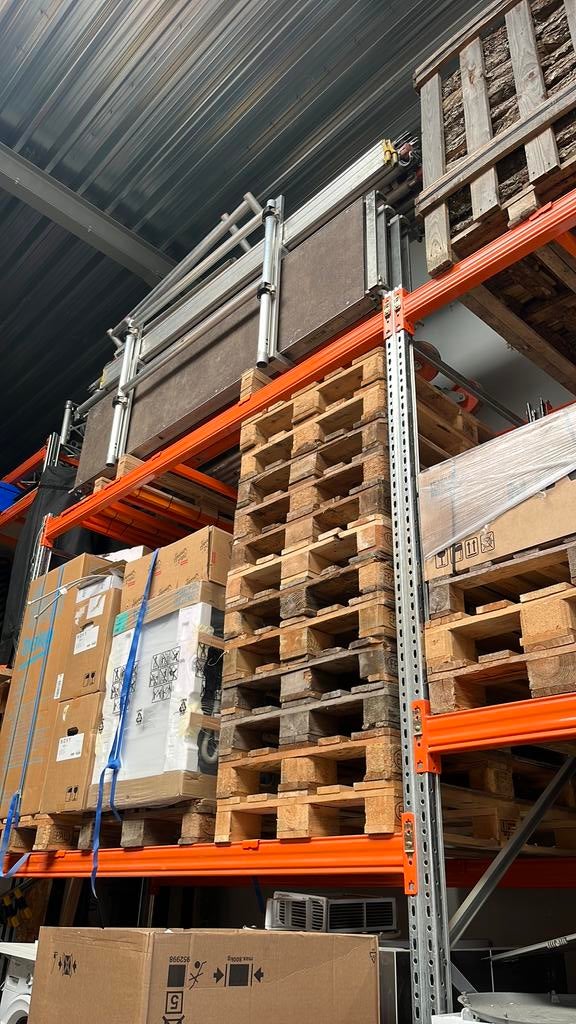 Euro paletten, Ophalen, Gebruikt