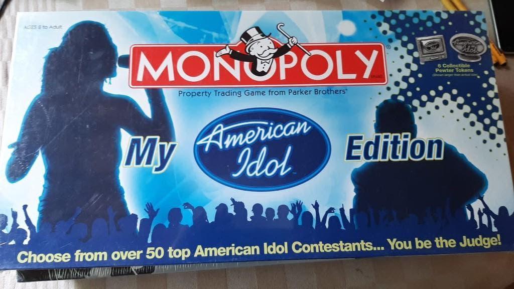bordspel engels Monopoly My American Idol 2007 Monopolie, Vijf spelers of meer, Verzenden, Nieuw, Monopoly