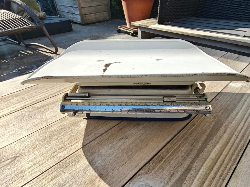 Vintage babyweegschaal, Enlèvement, Utilisé