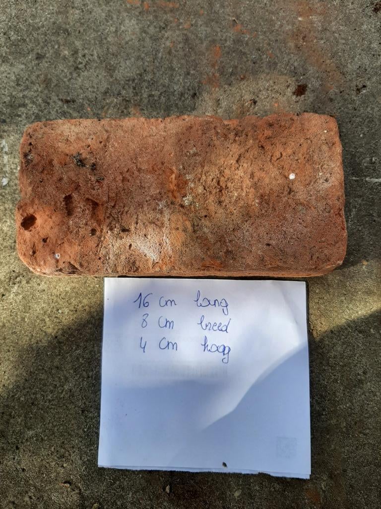 Oude handgevormde baksteen, Handtassen en Accessoires, Portemonnees, Ophalen