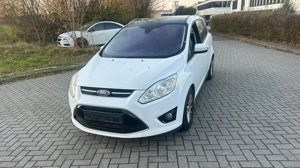 Ford grand-CMax* 6P* 1.0i benzine * 92kw* 2013* 266.000km*, Auto's, Ford, Bluetooth, Euro 5, Monovolume, Leder