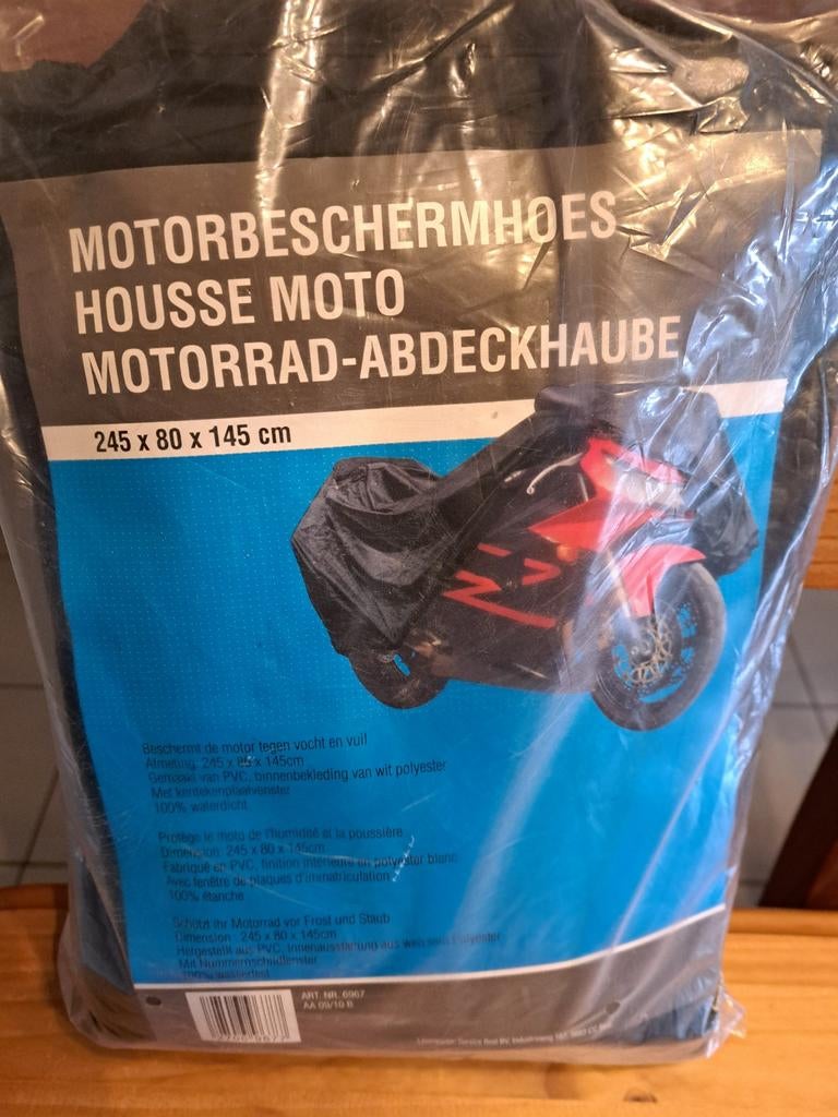 Motorbeschermhoes, Ophalen