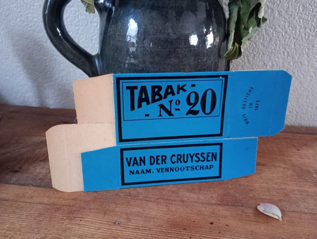 Ongebruikt Tabaksverpakking nr. 20 van der Cruyssen, Verzamelen, Ophalen of Verzenden, Nieuw, Tabaksdoos of Verpakking