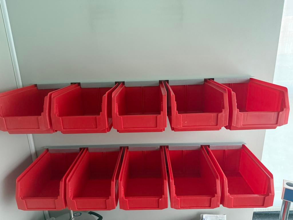 Gereedschap bakjes 14 stuks, Ophalen, Gebruikt