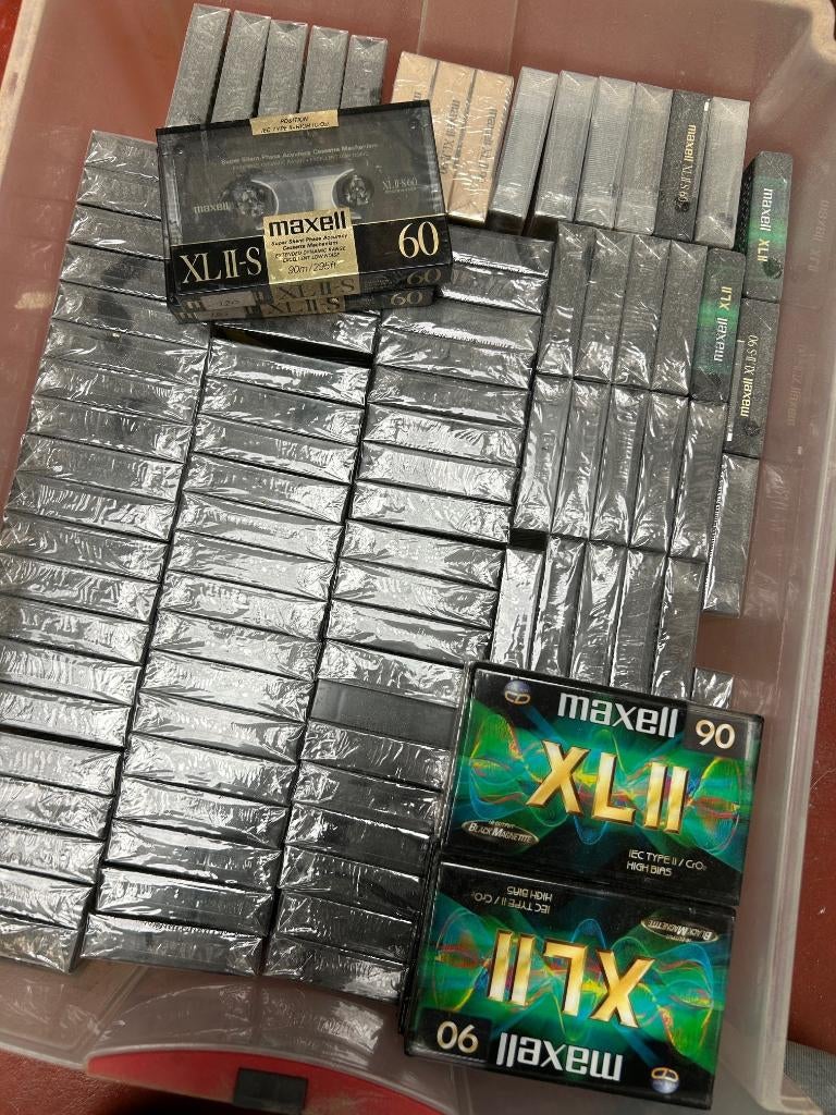 muziek casette, Enlèvement ou Envoi, Neuf, dans son emballage, 26 cassettes audio ou plus, Vierge