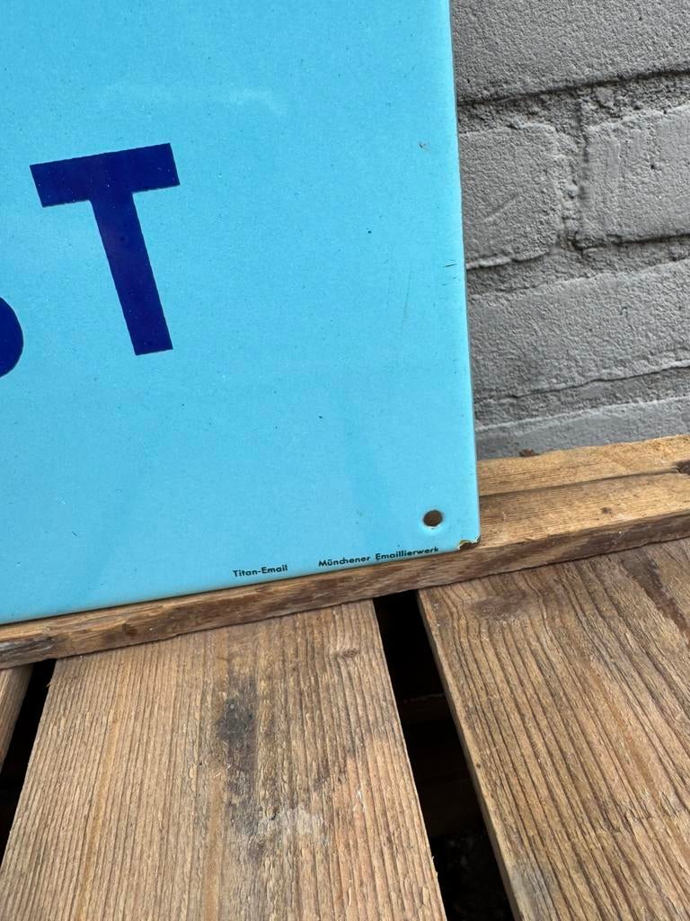 PAM emaille reclamebord, Antiek en Kunst, Ophalen