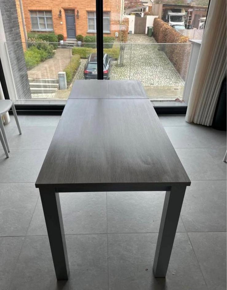 Inklapbare tafel grijs, Ophalen, Zo goed als nieuw