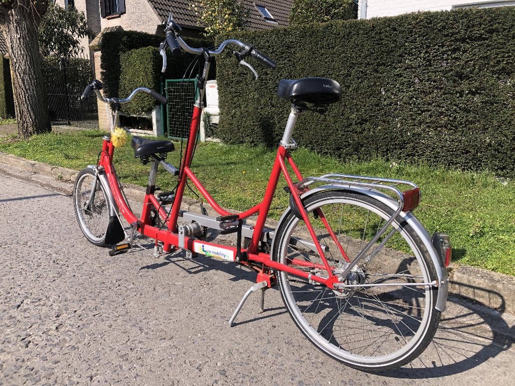 Kind-ouder-fiets, Fietsen en Brommers, Ophalen, Gebruikt, Minder dan 10 versnellingen