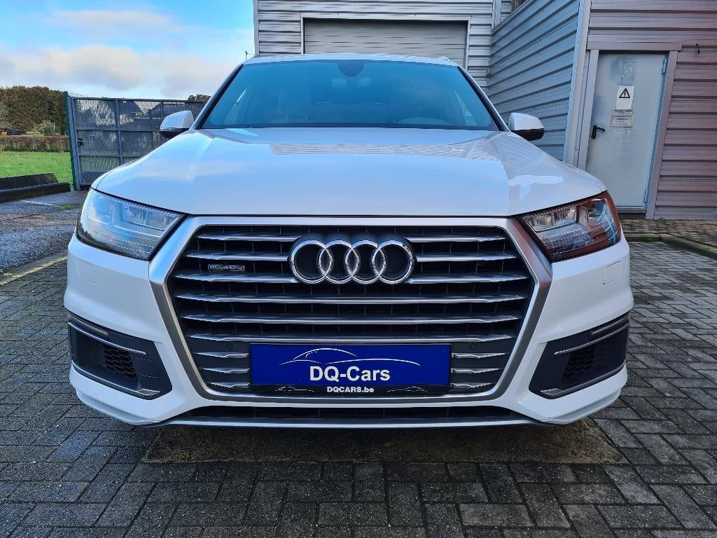 Audi Q7 E-Tron Quattro - PHEV Hybride / Diesel, Auto's, Audi, Automaat, Euro 6, Wit, Leder