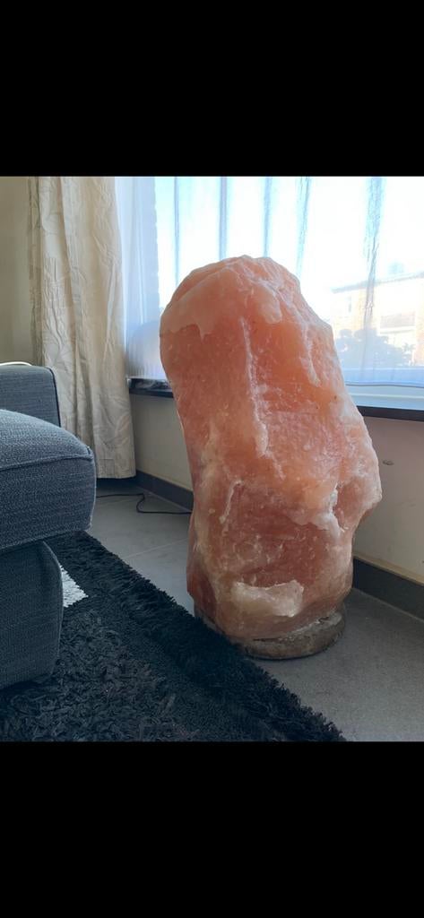 Himalaya Zoutlamp, Ophalen, Overige materialen, Natuursteen zoutlamp, Zo goed als nieuw
