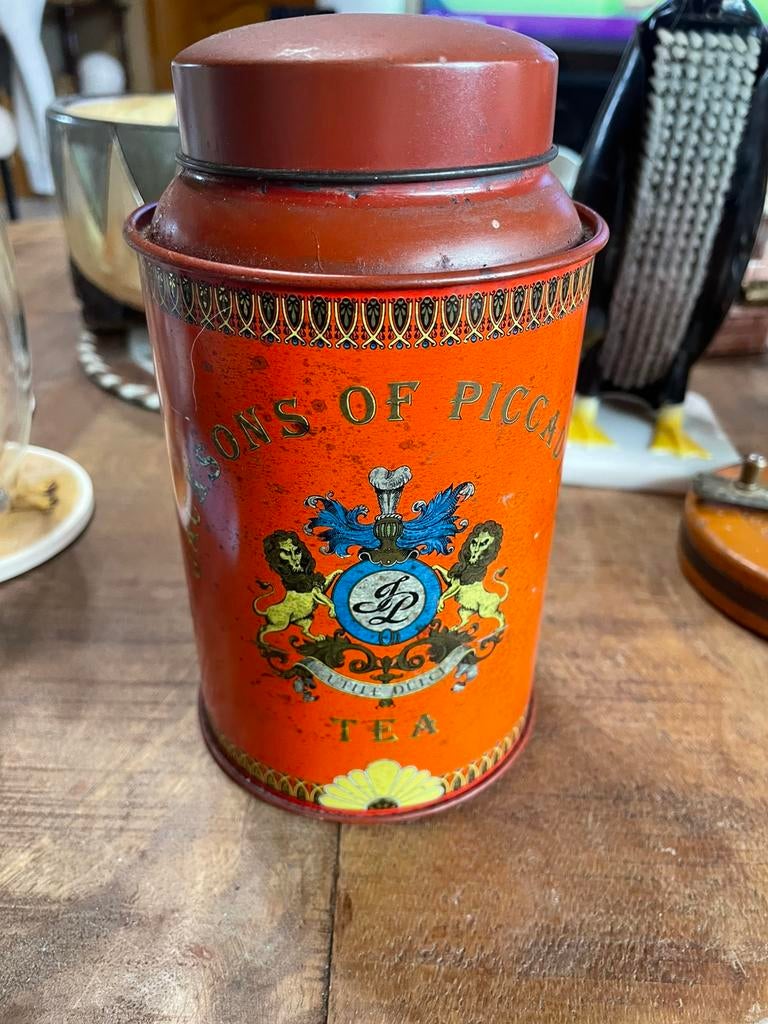 Oude blikken theebus, Verzamelen, Ophalen of Verzenden, Zo goed als nieuw