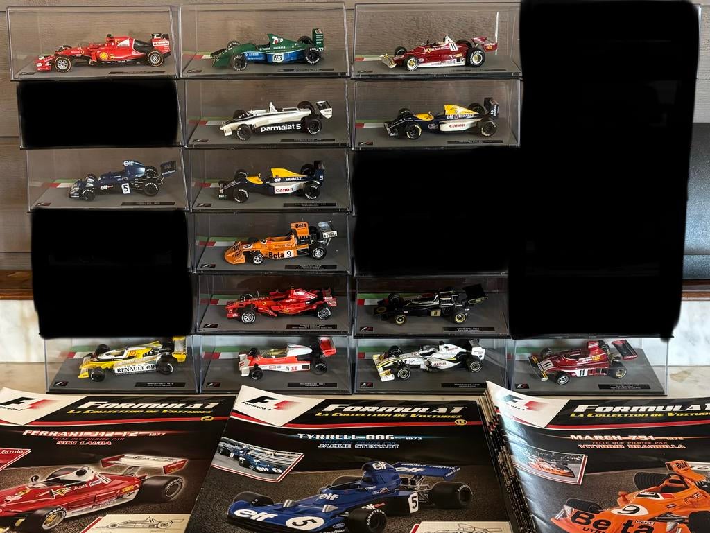 Formule 1 - Altaya - 14 voitures, Hobby en Vrije tijd, Modelauto's | 1:43, Zo goed als nieuw, Auto, Ophalen of Verzenden