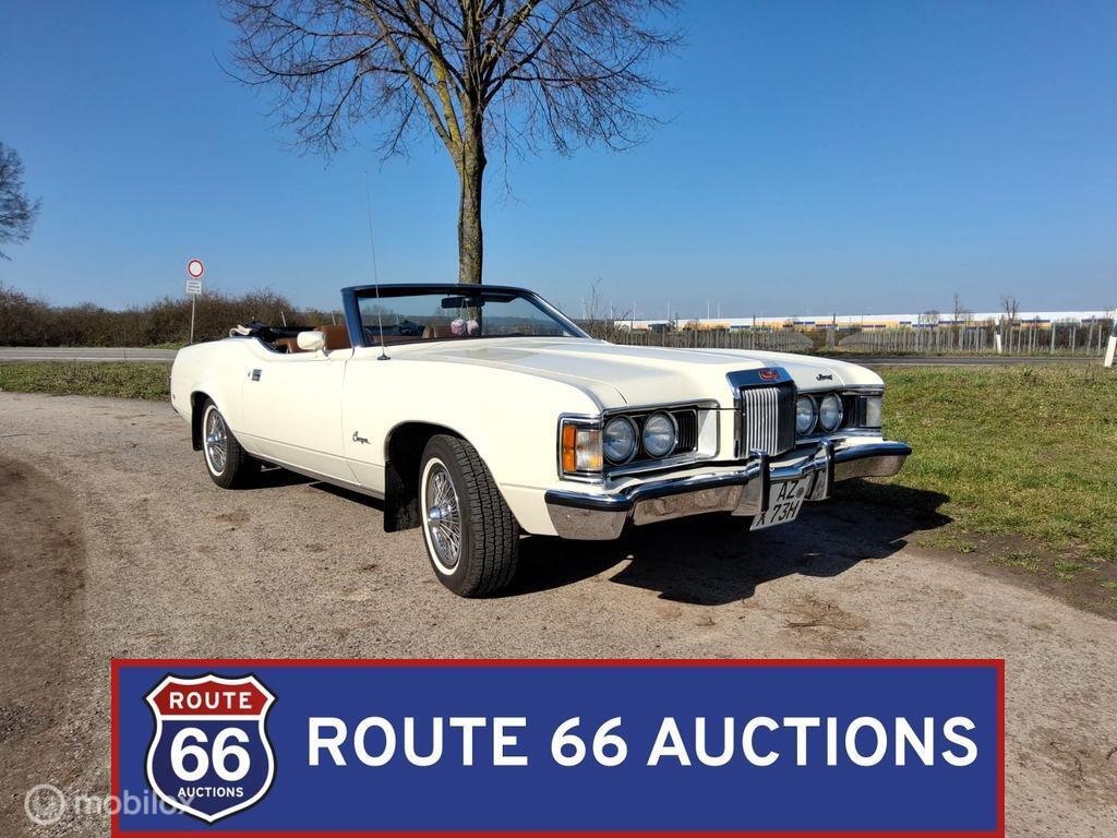 Mercury Cougar XR-7 Cabriolet | 1973 | Route 66 Auctions, Auto's, Zwart, Bedrijf, Handgeschakeld, Overige carrosserie