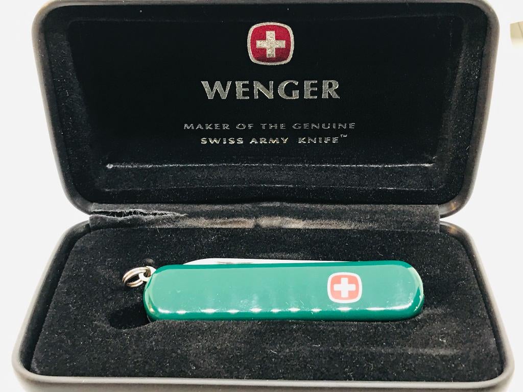 WENGER SWISS ARMY Groen Basis 65mm Zakmes MULTI TOOL, Verzenden, Nieuw
