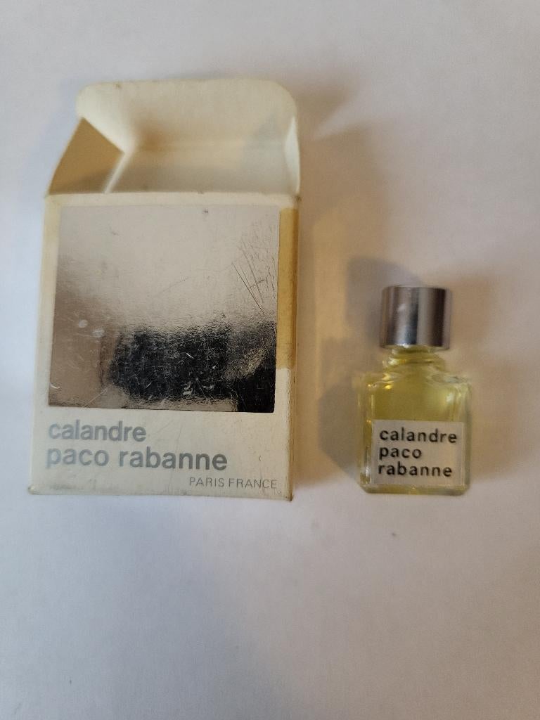 Miniature Parfum CALANDRE Paco Rabanne - 1ml - Plein, Collections, Enlèvement ou Envoi