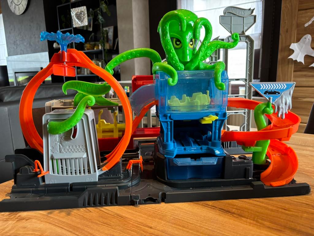 Hot Wheels Ultimate Octo Car Wash – autowasserette, Enlèvement, Hot Wheels