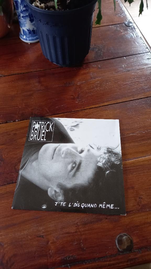 Vinyl (45t) patrick bruel "je te l'dis quand même", Enlèvement, 1980 - 1989, Comme neuf