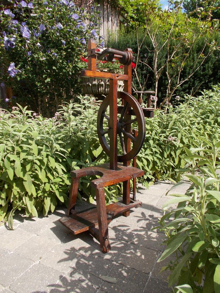 antiek 18th Eeuw spinnewiel originele onderdelen &toebehoren, Hobby & Loisirs créatifs, Rouets & Filature, Enlèvement, Utilisé