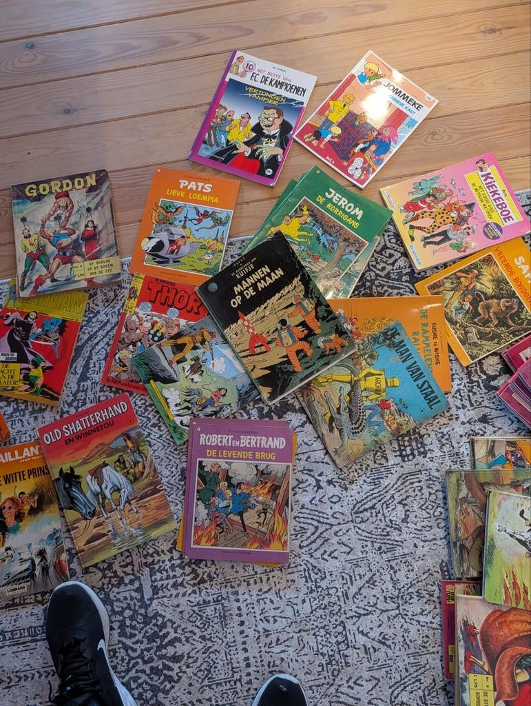 Grote retro stripcollectie ±200 albums (Suske en Wiske, Jomm, Hobby en Vrije tijd, Ministeck, Ophalen