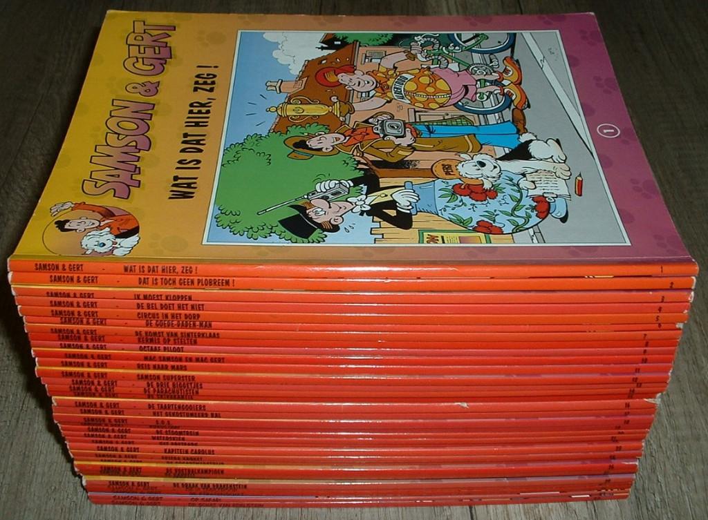 samson en gert complete strip reeks 1-33 + extra's, Boeken, Complete serie of reeks, Ophalen of Verzenden, Zo goed als nieuw
