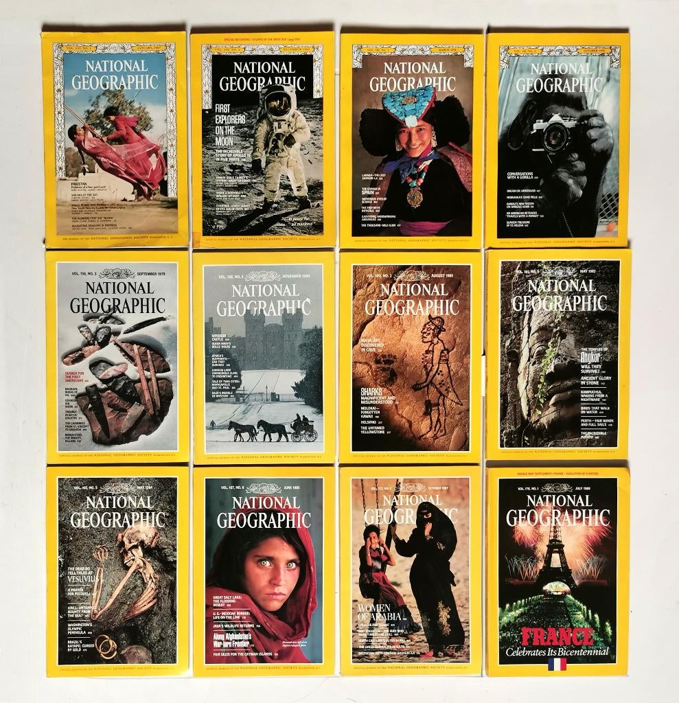 Groot lot National Geographic (1960 -> 2006) +-550 stuks, Boeken, Ophalen, Zo goed als nieuw, Wetenschap en Natuur