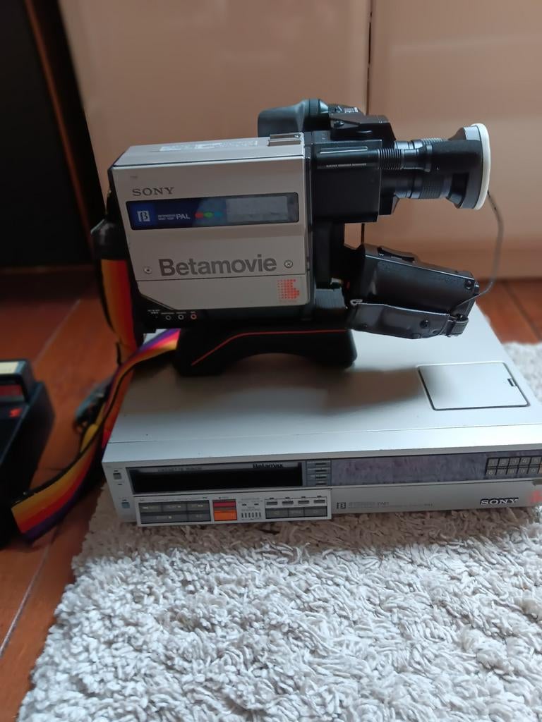 Video  en camera  sonny  Betamax, Audio, Tv en Foto, Videocamera's Analoog, Ophalen, Camera