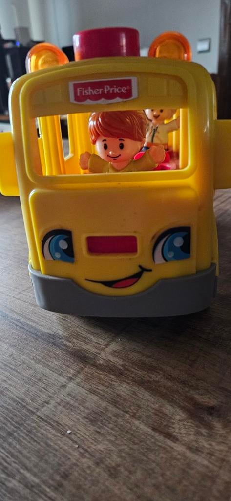 Fisher price little people bus met 2 figuren, Kinderen en Baby's, Ophalen of Verzenden