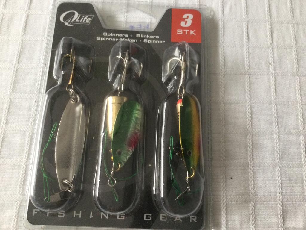 Visgerief spinners, Ophalen of Verzenden, Zo goed als nieuw