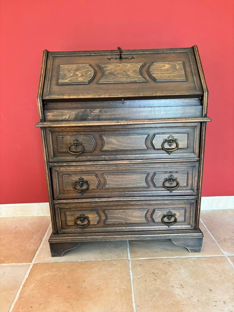 Petit secrétaire en bois – vintage, Enlèvement, Utilisé