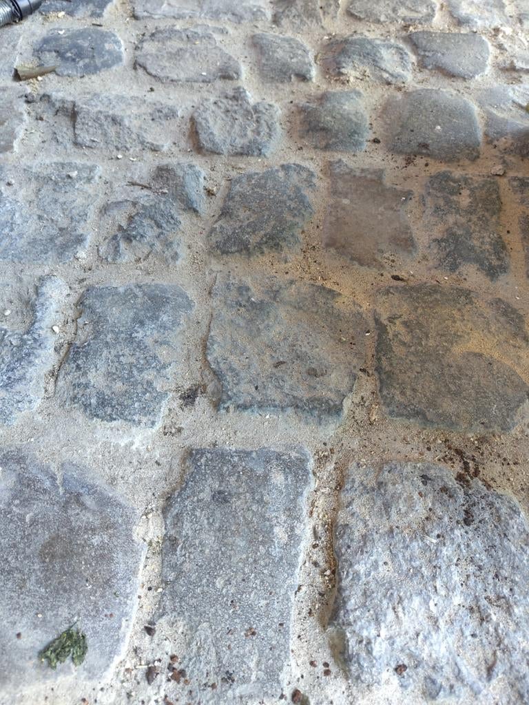 20m2 kasseien - Uit te breken - Gratis, Jardin & Terrasse, Pavé & Dalles, Enlèvement