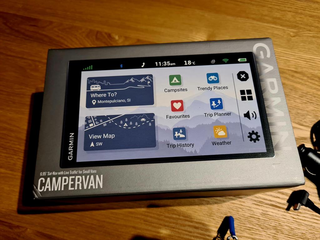 Garmin CamperVan navigatie., Ophalen of Verzenden, Zo goed als nieuw