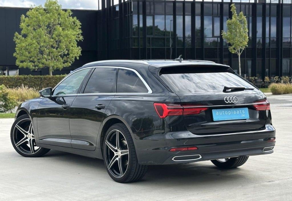 Audi A6 2.0TDI S Line 2019 Hybride 164pk Automaat Camera DAB, Auto's, Automaat, Zwart, Bedrijf, 5 deurs