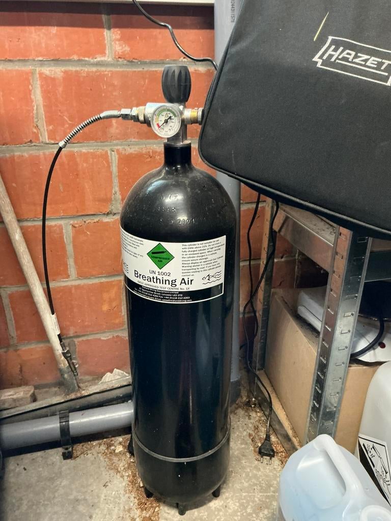 Bouteille PCP air comprimé avec détendeur carabine à plomb, Enlèvement, Comme neuf