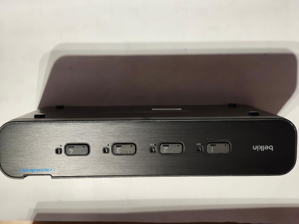 Belkin Secure 4-Port DP/HDMI KVM Switch (NIAP PP 3.0), Computers en Software, Overige Computers en Software, Nieuw, Ophalen of Verzenden