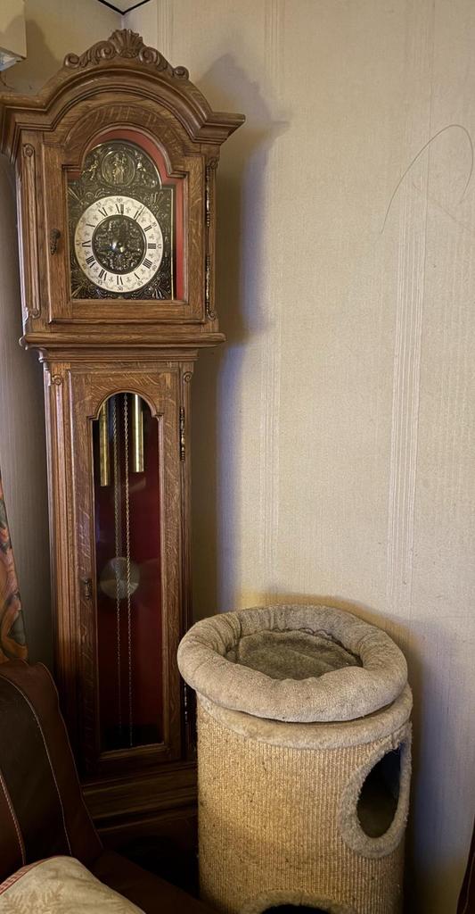 Staande klok, Ophalen