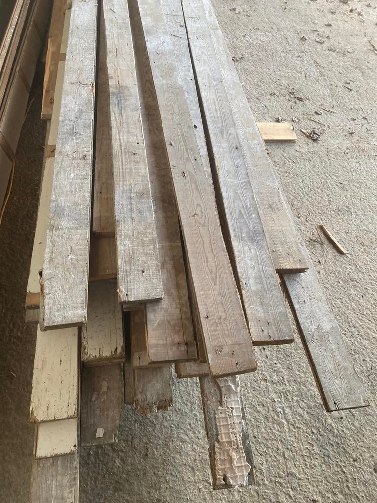 Terrasse +- 25 m2, Bricolage & Construction, Bois & Planches, Enlèvement, Comme neuf, Épicéa