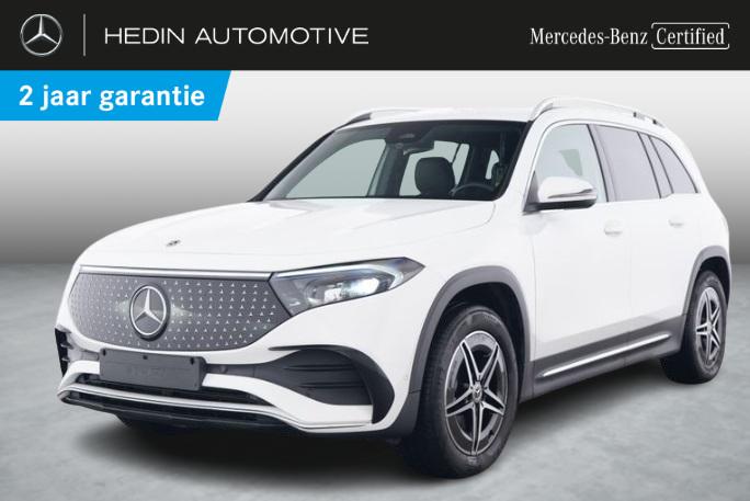 Mercedes-Benz EQB-Klasse 300 4MATIC AMG Line | Dodehoekassis, Auto's, Automaat, Stof, Gebruikt, 5 zetels