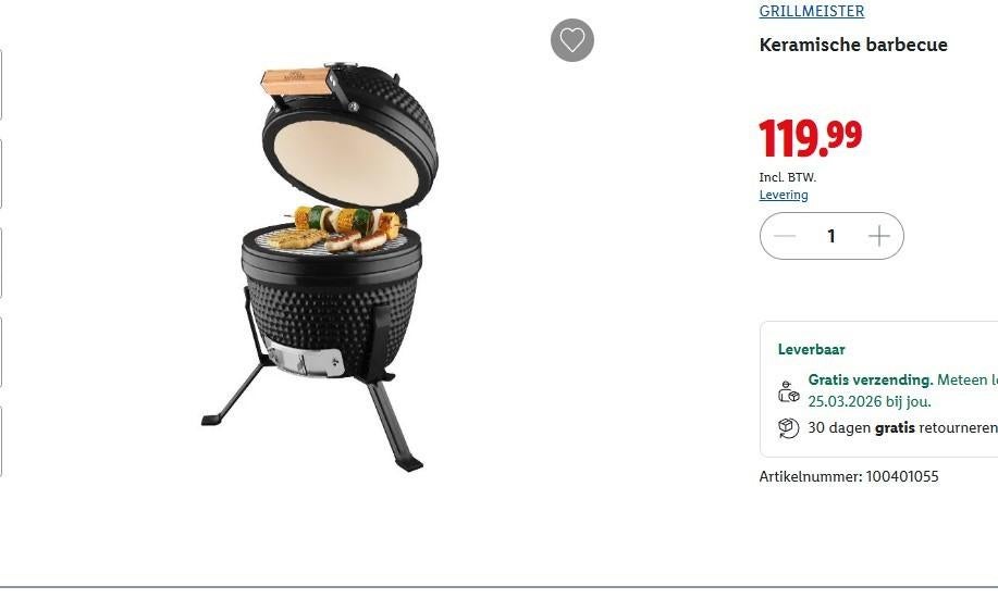 Barbecue en céramique, Enlèvement, Utilisé, Grillmeister