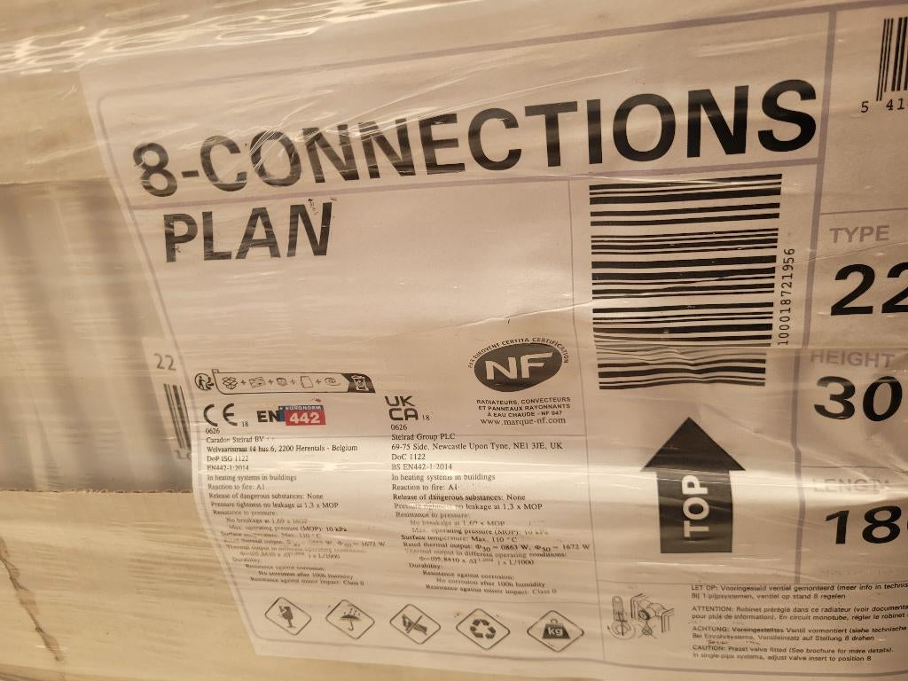 Radiateur neuf 300x1800-22 STELRAD, Bricolage & Construction, Chauffage & Radiateurs, Enlèvement, Neuf, Radiateur