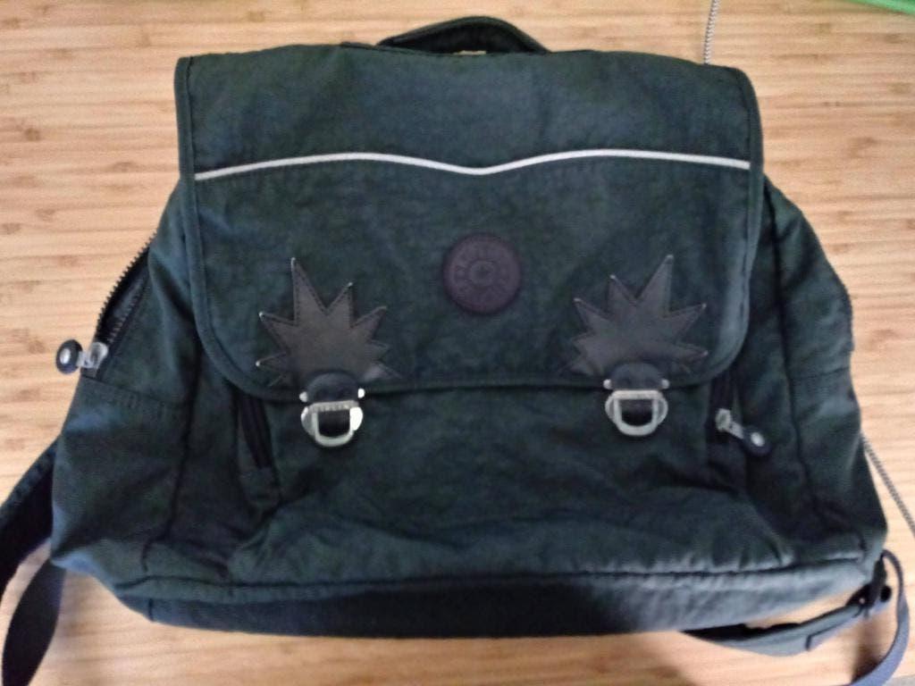 blauwe boekentas kipling, Ophalen, Zo goed als nieuw, Blauw, Aktetas of Boekentas