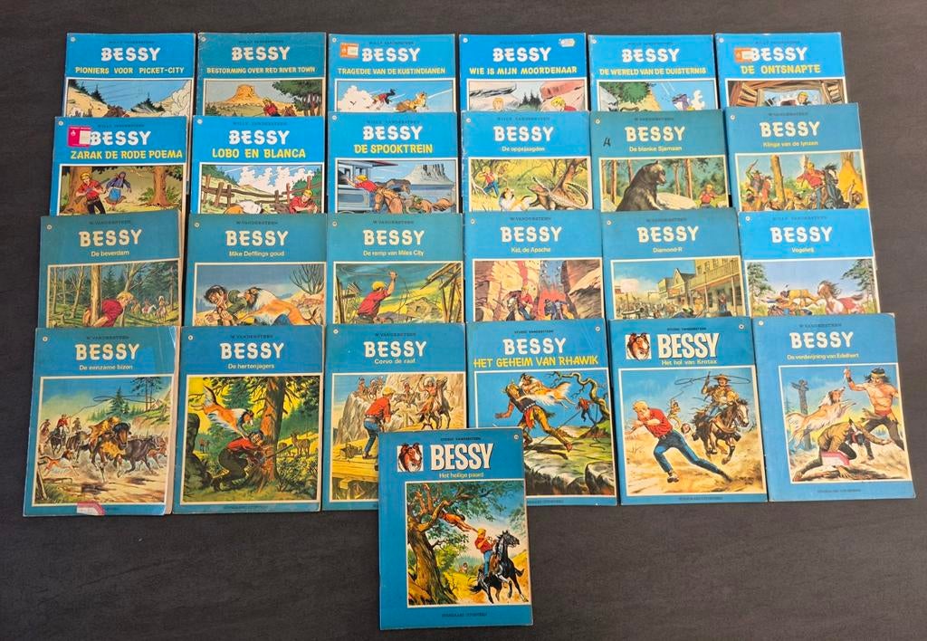 Lot strips: Bessy, Ophalen of Verzenden, Gelezen