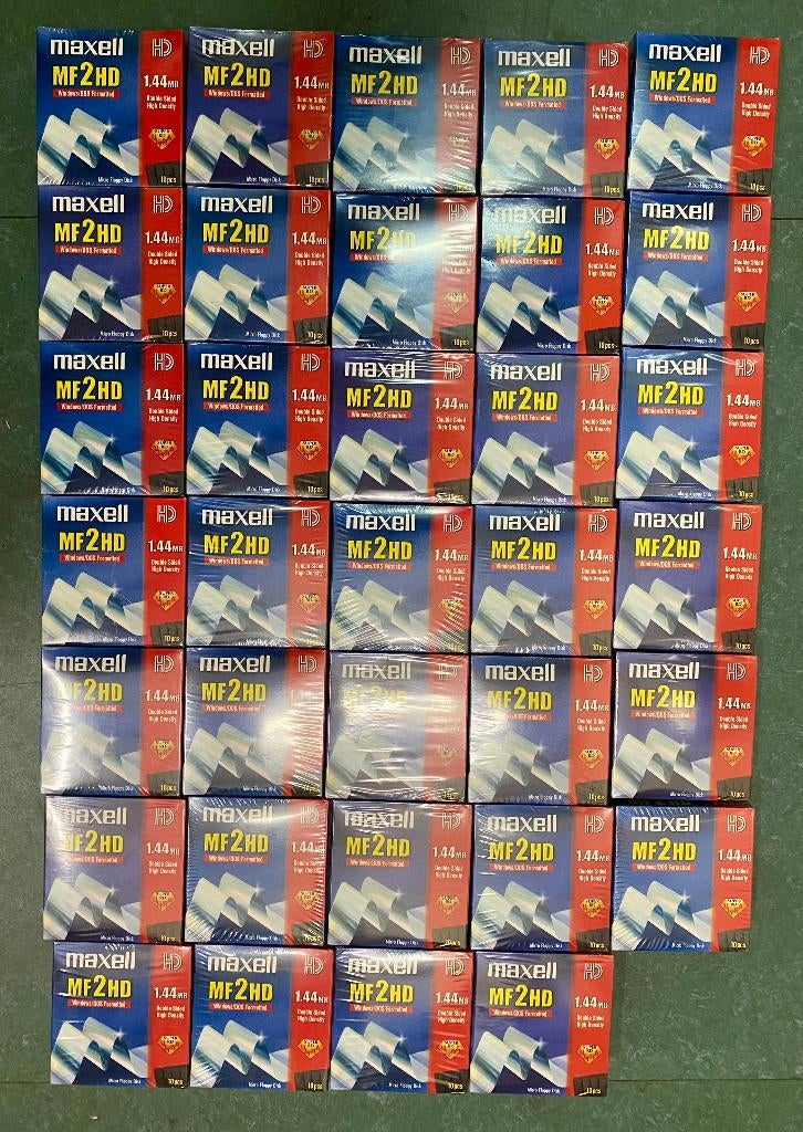 Maxell MF2HD – 400 sealed floppy disks (3,5"), Computers en Software, Ophalen of Verzenden