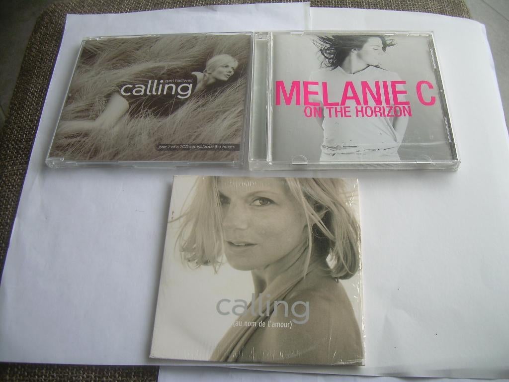 3 CD SINGLES - MELANIE C - GERI HALLIWELL, Cd's en Dvd's, Maxi-single, Ophalen of Verzenden, Zo goed als nieuw, 2 t/m 5 singles