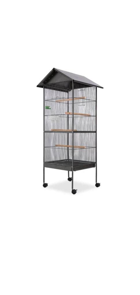 Volière grande et spacieuse Cage à oiseaux Transport gratuit, Animaux & Accessoires, Enlèvement, Utilisé, Métal, Volière