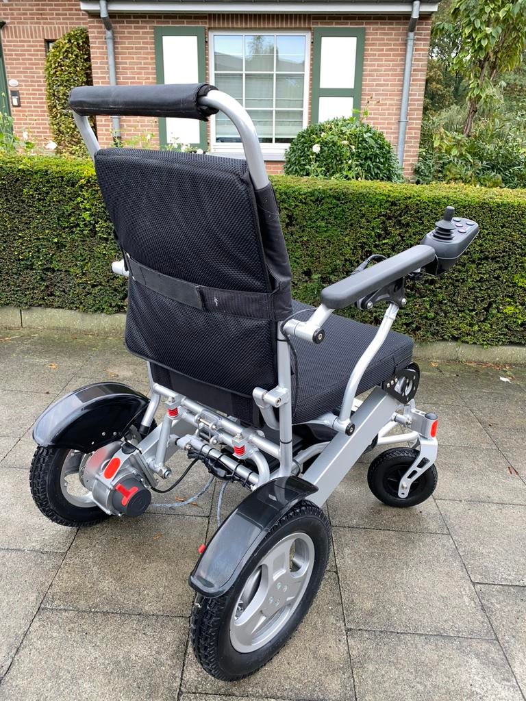 Plooibare Electrische Rolstoel Opvouwbaar rolwagen topstaat, Diversen, Ophalen of Verzenden, Elektrische rolstoel