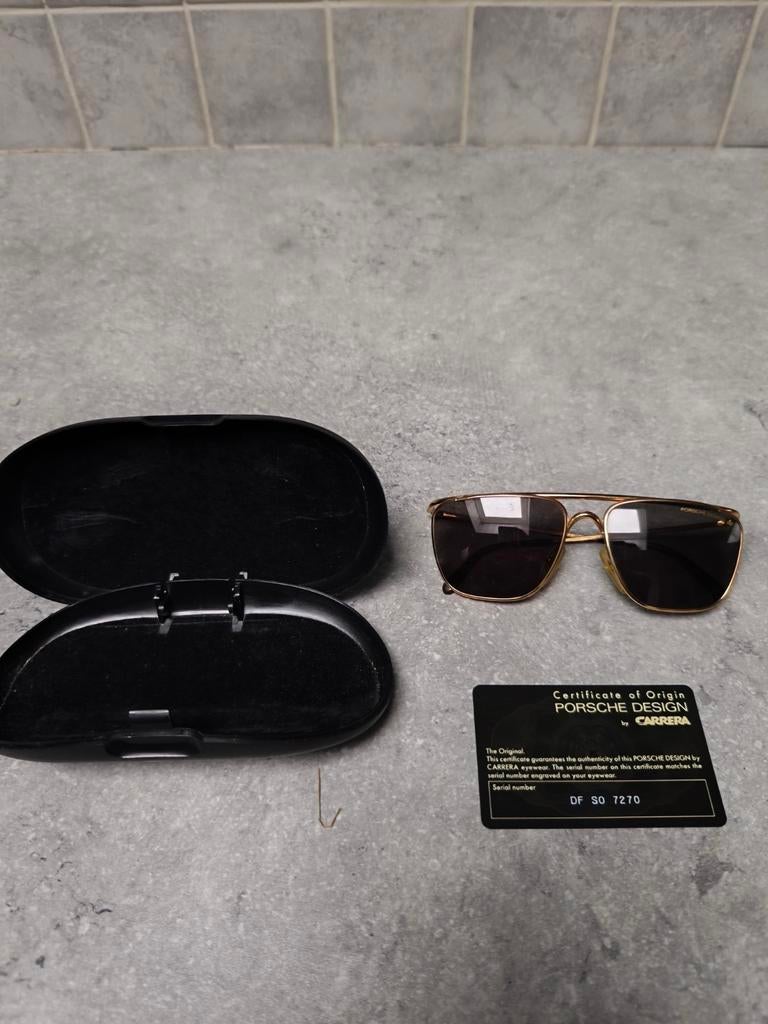 Porsche zonnebril met certificaat, Handtassen en Accessoires, Zonnebrillen en Brillen | Heren, Ophalen, Zonnebril