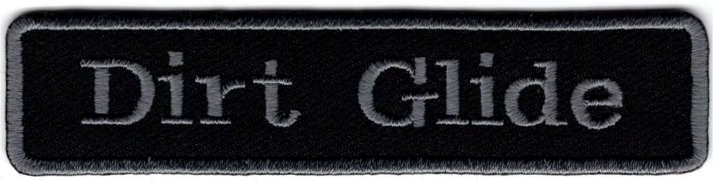 Harley Davidson Dirt Glide stoffen opstrijk patch embleem #2, Motoren, Accessoires | Overige, Verzenden, Nieuw